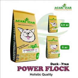Корм Power Flock Duck для собак Акари Киар